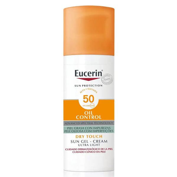 EUCERIN SUN PROTECTION 50+ GEL CREME ROSTRO OIL CONTROL 50 ML