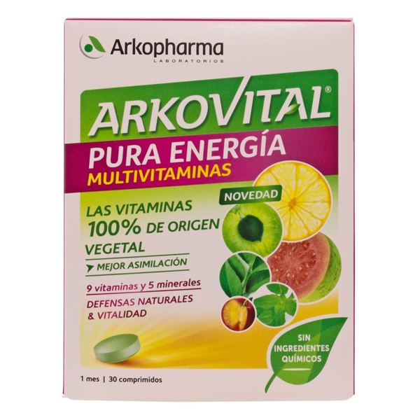 ARKOVITAL PURA ENERGIA MULTIVITAMINICO 30 COMP