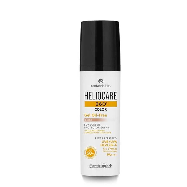 HELIOCARE 360º SPF 50+ COLOR GEL OIL-FREE PROTECTOR SOLAR BEIGE 50 ML
