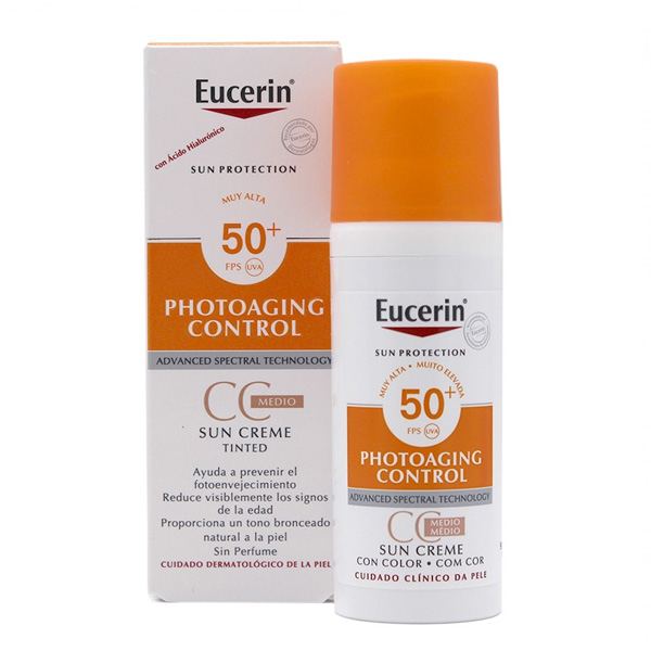 EUCERIN SUN PROTECTION 50+ CC CREME PHOTOAGING CONTROL 50 ML
