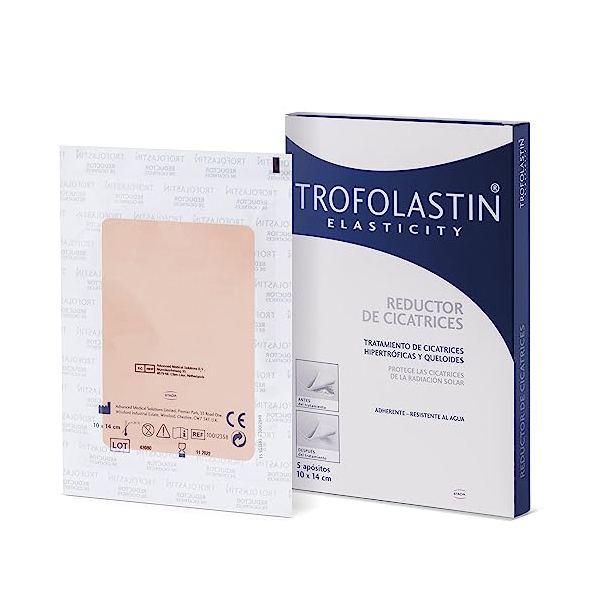 TROFOLASTIN REDUCTOR DE CICATRICES 10 X 14 CM 5 U
