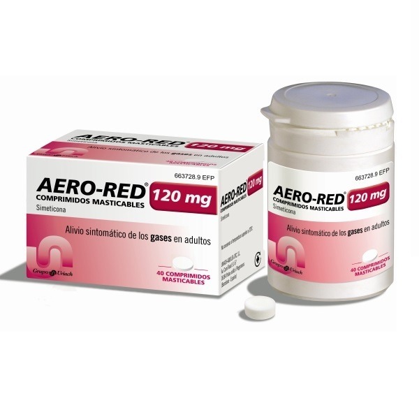 AERO RED 120 MG 40 COMPRIMIDOS MASTICABLES