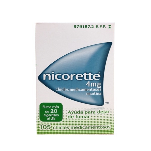 NICORETTE 4 MG 105 CHICLES MEDICAMENTOSOS