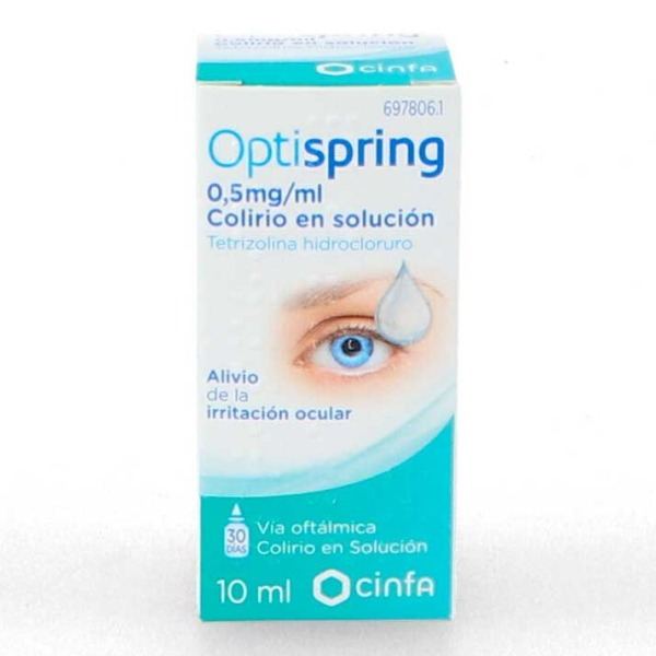 OPTISPRING 0,5 MG/ML COLIRIO EN SOLUCION 1 FRASCO 10 ML