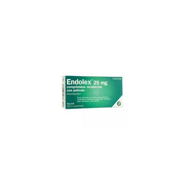 ENDOLEX 25 MG 12 COMPRIMIDOS