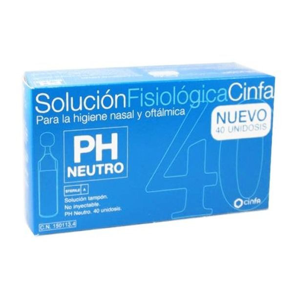 CINFA SUERO FISIOLOGICO  40 UNIDOSIS