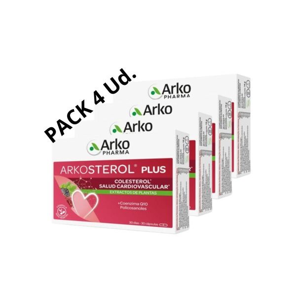 ARKOSTEROL PLUS PACK 4X30 CÁPSULAS